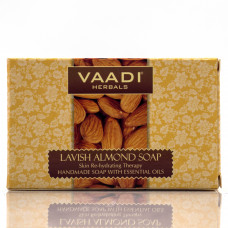 Мыло Миндаль Lavish Almond Soap Skin Re-hydrating Therapy, Vaadi Herbals 75г