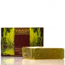 Мыло Успокаивающее  против прыщей с чайным деревом, Becalming Tea-Tree Anti-Acne Soap, Vaadi Herbals Индия, 75г