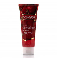 Клубничный скраб-гель для умывания,  Strawberry Scrub Face Wash, Vaadi,  60 мл