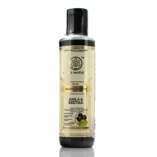 Трав'яний шампунь Амла та Рітха з мигдальним маслом / Khadi / 210ml