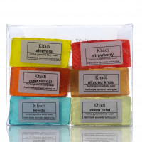 Набор мыло Кхади Soap, Khadi 6 шт