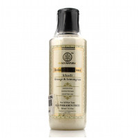 Кондиционер для волос Апельсин и Лемонграсс Кхади, Herbal Hair Conditioner Orange & Lemongrass, Khadi, 210 мл