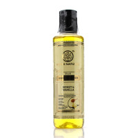 Индийский шампунь кондиционер Мед и ваниль, Кхади / Herbal Shampoo Honey and vanilla, Khadi / 210 мл