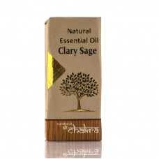 Натуральное эфирное масло, Мускатный шалфей Natural Essential Oil Clary Sage Chakra 10 мл
