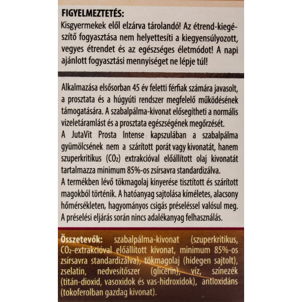 Простатит Prosta Intense JutaVit, Венгрия 60 таб