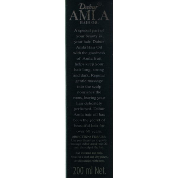 Натуральное масло для волос с амлой Дабур Dabur Amla 200 мл Hair Oil.