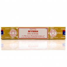 Аромапалочки Благовония  пыльцовые МИРРА, Сатья Satya MYRRH 15 г