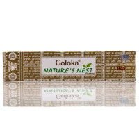 Аромапалочки пилкові Природні, Голока / Nature's Nest Goloka Incense / 15 г