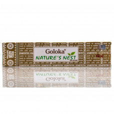 Аромапалочки пыльцовые Природные, Голока / Nature's Nest Goloka Incense / 15 г