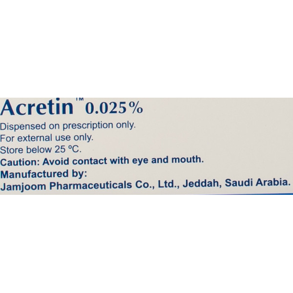 Третиноин Акне, постакне Acretin 0.025%, Jamjoom Pharma, Египет 30 г
