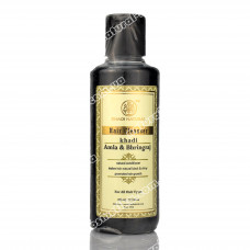 Безсульфатный шампунь, Амла и брингарадж / Herbal Shampoo Amla & Bhringraj, Khadi / 210 мл