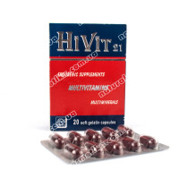 Мультивітаміни, Мультимінерали HiVit 21 Medical Union Pharmaceutical 20 кап