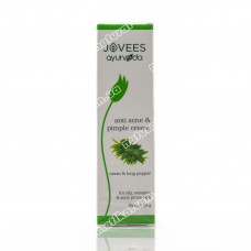 Крем с нимом и перцем от прыщей  и акне / Anti Acne & Pimple Cream Neem & Long Pepper JOVEES / 60 г