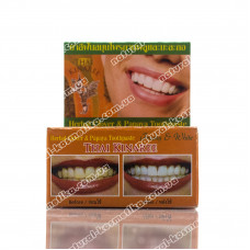 Травяная зубная паста с экстрактом папайи и гвоздикой, Herbal Clove & Papaya Toothpaste, Thai Kinaree, 25 г