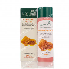 Осветляющий тоник с медом и гималайскими водами для всех типов кожи bio honey water clarifying toner Bionique, 120 мл