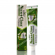 Отбеливающая зубная паста  ним Neem + Clove Toothpaste Kudos 100 г