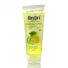 Гель для вмивання, Огірок та Лимон, Шрі Шрі Аюрведа, Face Wash Gel, Cucomber & Lemon, Sri Sri Ayurveda, 60 г