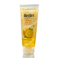 Гель для умывания с экстрактом апельсина, Шри Шри, Orange Face Wash, Sri Sri Ayurveda 60 мл