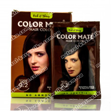 Хна травяная, коричневая, на натуральной основе, Color Mate, Natural Brown 9.2 / 15 гр