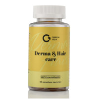Комплекс для кожи и волос Derma and Hair Care Jellyvits Green Visa 60 желейных пастилок