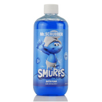 Натуральная пена для ванны то 3-х лет Mr.SCRUBBER The Smurfs Bath Foam Smurfberry 400 мл – пушистая ягодная пена