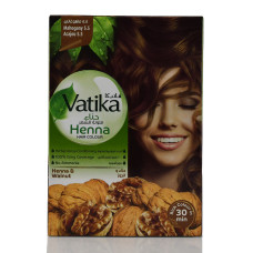 Краска на основе хны 5.5  Махагон, Vatika Hair Colour Powder, 60 г (6 пакетиков по 10 г)