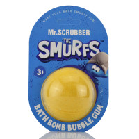 Ароматная шипучая бомбочка для детского купания  The Smurfs Bath Bomb Bubble Gum 170 g, Mr.SCRUBBER
