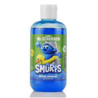 Натуральный детский гель для душа от 3-х лет  Mr.SCRUBBER The Smurfs Smurfberry Natural Kids Shower Gel 250 мл – деликатная очистка и ягодный аромат