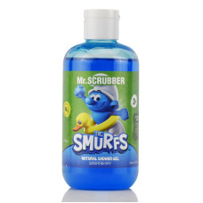 Натуральный детский гель для душа от 3-х лет  Mr.SCRUBBER The Smurfs Smurfberry Natural Kids Shower Gel 250 мл – деликатная очистка и ягодный аромат