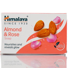 Аюрведическое мыло з миндалем и розой Himalaya Almond & Rose 75 г – деликатное очищение и питание кожи