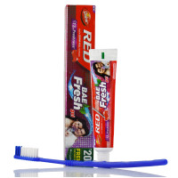 Аюрведический зубной гель Дабур Ред Гель Dabur RED BAE Fresh Gel + щетка 40 г