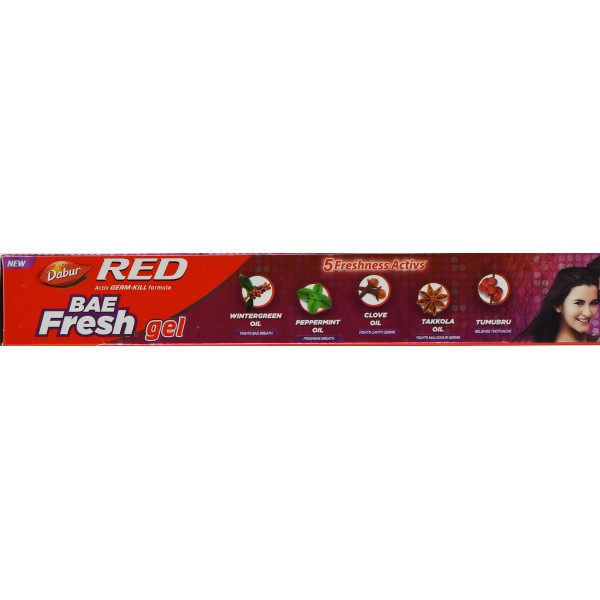 Аюрведический зубной гель Дабур Ред Гель Dabur RED BAE Fresh Gel + щетка 40 г