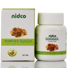 Очищенный Гуггул Purified Guggul Nidco 60 таб - для поддержания обмена веществ и естественных процессов очищения организма