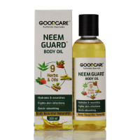 Аюрведическое масло для тела с немом Neem Guard Goodcare, 100 мл - интенсивное питание, защита и восстановление кожи