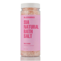 Натуральна морська сіль для ванни з квітковим ароматом троянди Sia Natural Bath Salt Wild Rose 600 г