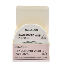 Патчі для шкіри навколо очей з гіалуроновою кислотою, Hyaluronic Acid Eye Patch , Hollyskin, 100 шт