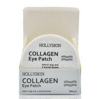 Тканинні патчі для шкіри навколо очей з колагеном, Collagen Eye Patch, Hollyskin, 100 шт