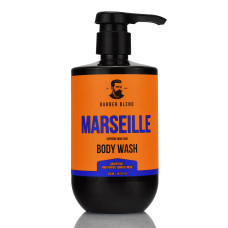 Парфумований чоловічий гель для душу Marseille Barber Blend, 500 мл - аромат: грейпфрут, рожевий перець, ялівець, мускус