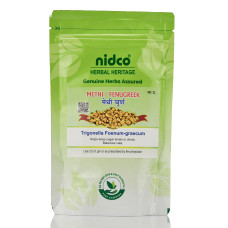 Пажитник Фенугрек Метхи порошок Methi Fenugreek  Nidco 100 г - натуральный суперфуд для метаболизма