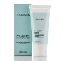 Скатка-пилинг для лица с молочной кислотой и скваланом, Pro-Squalane, Exfoliating Peeling Gel, Hollyskin, 120 мл