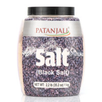 Соль черная специи  Патанжаи  1кг Patanjali