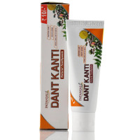 Миниатюрная Зубная паста Аюрведическая Дант Канти натурал,  Dant Kanti Natural Patanjali  16 г
