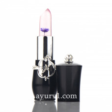Губная помада, меняющая цвет, Beauty Bright Flower Crystal Jelly Lipstick Magic Temperature Change Color Lip, QIAOYAN, 30 г