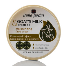Увлажняющий крем для лица, козье молоко и аргановое масло, Belle Jardin, 200 ml