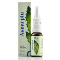 Спрей для носа с коллоидным серебром и алоэ Аквагрин Green-Visa, 30ml