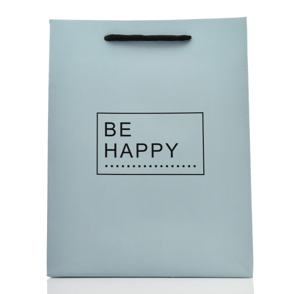 Подарочный пакет Be Happy 23*18*10 см - 109