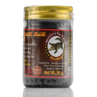 Знеболюючий бальзам з крокодиловим жиром для тіла Royal Thai Herb, Crocodile Black Balm, 50g