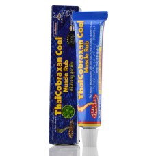 Кобраксан, Кобратоксан охлаждающа мазь от боля ThaiCobraxan (Синий)  Cool Muscle Rub, 20g 
