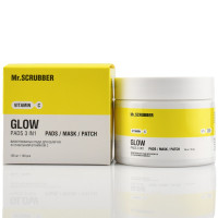 Освітлювальні пади для обличчя патчі Glow Vitamin C зі стабільним вітаміном C Mr.SCRUBBER, 150 шт