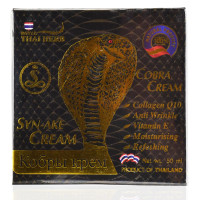 Тайский омолаживающий крем для лица с пептидами яда кобры, Royal Thai Herb, Syn-Ake Cream, Cobra Cream, 50ml